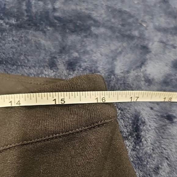 Soma Black Elastic Waist Stretch Straight Leg Dress Pants - Picture 5 of 8